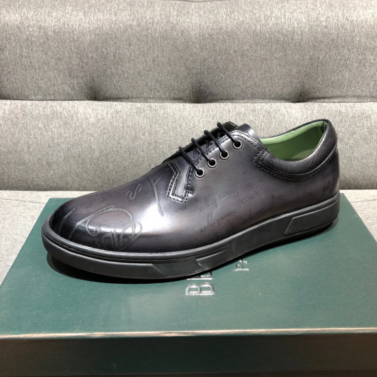 Luxury official website synchronizes Italian imported leather leather hand-polished Oxford shoes