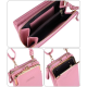 New Fashion Women Purses Solid PU Leather Strap Shoulder Bag Mobile Phone Big Card Holders Wallet Handbag Pockets For Girls