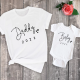 Daddy Girl And Son Matching Clothes Camiseta 2021 Baby Announcement Family Clothing New Year Gift For Dad T Shirt